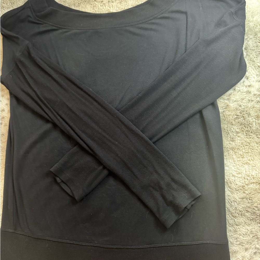 Athleta Studio Barre Modal Off-the-Shoulder Sweatshirt